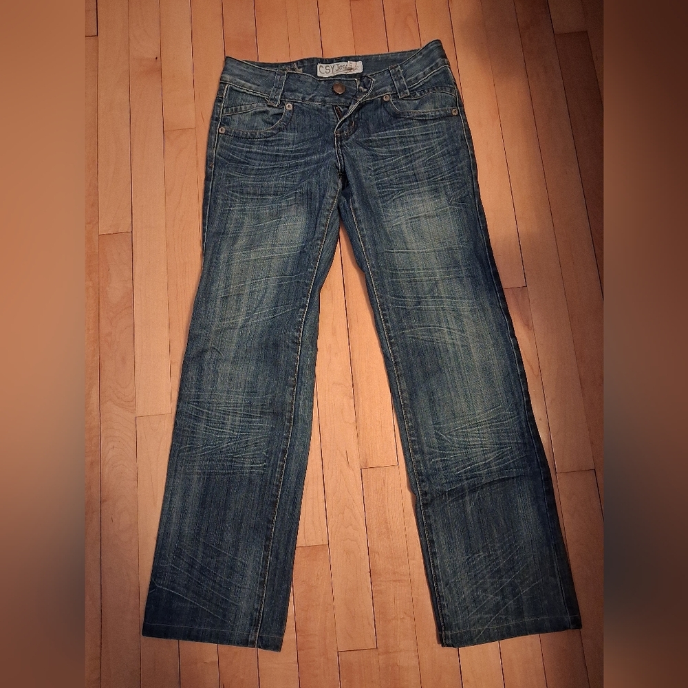 Classic Blue Lowrise Boot Cut Jeans